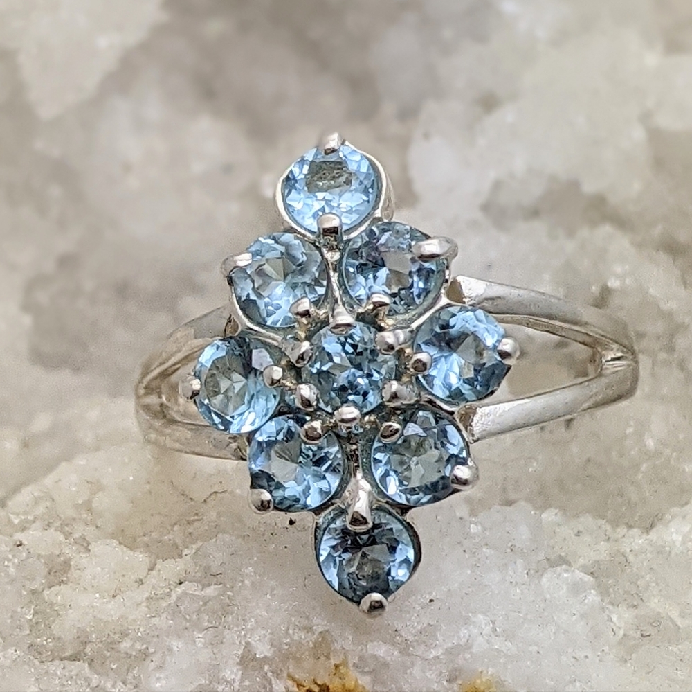 Sterling silver Topaz Ring